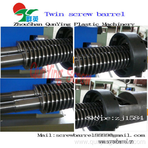 Cincinnati Extruder Twin Screw Barrel 